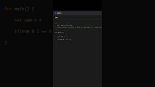 #5 | Kotlin Tutorial | Check whether a number is even or odd