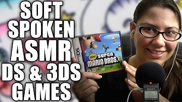 ASMR Softly Speaking about my Favorite Nintendo DS and 3DS Games