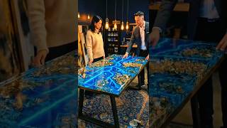💎 Luxury Epoxy Table Made From Broken Glass