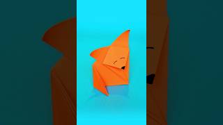 Zorro de Papel en Origami, FÁCIL y Muy Rápido de Hacer - Animales en Papel 🦊 #shorts