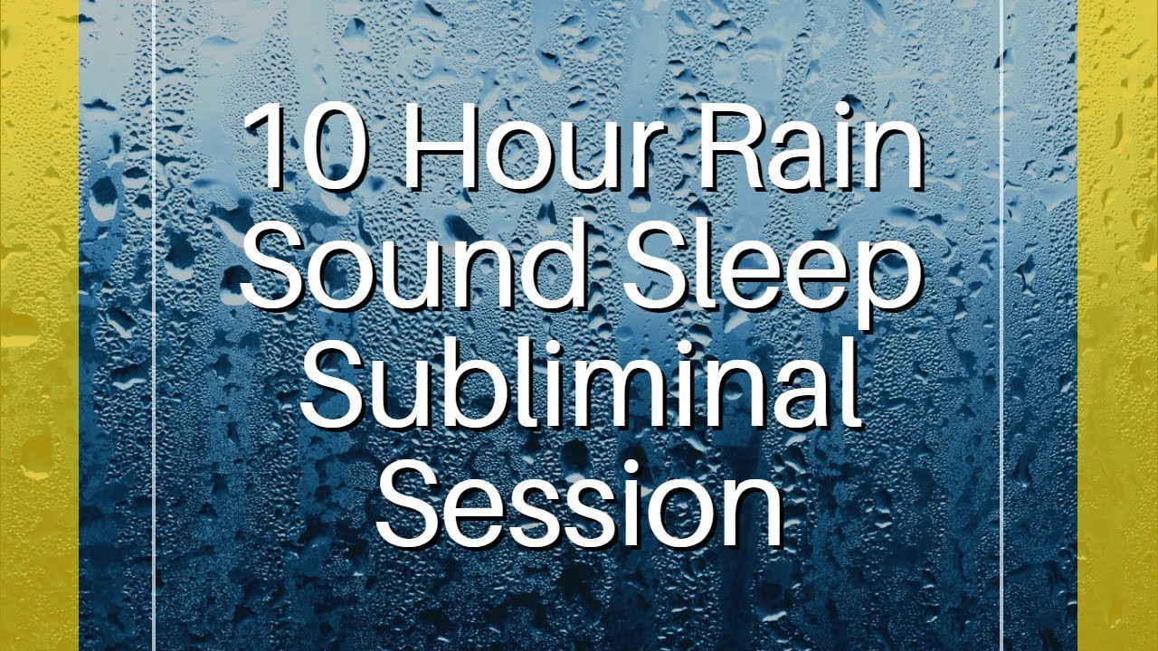 ⁣Confidence, Happiness & Motivation - (10 Hour) Rain Sound - Sleep Subliminal - By Minds in Uniso