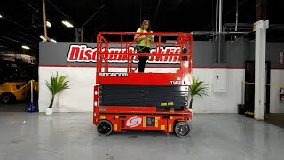 SINOBOOM 3346E 700 lb Electric #0114 - Scissor Lift for Sale