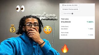 How I made 16k in 3 days with my Clothing brand