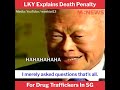 Lee kuan yew explains death penalty for drug traffickers in singapore