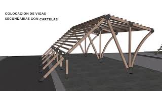 Proceso Constructivo De Cubierta Para Feria