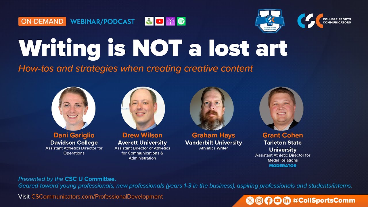 Writing is not a lost art | 2025 CSC U Summit