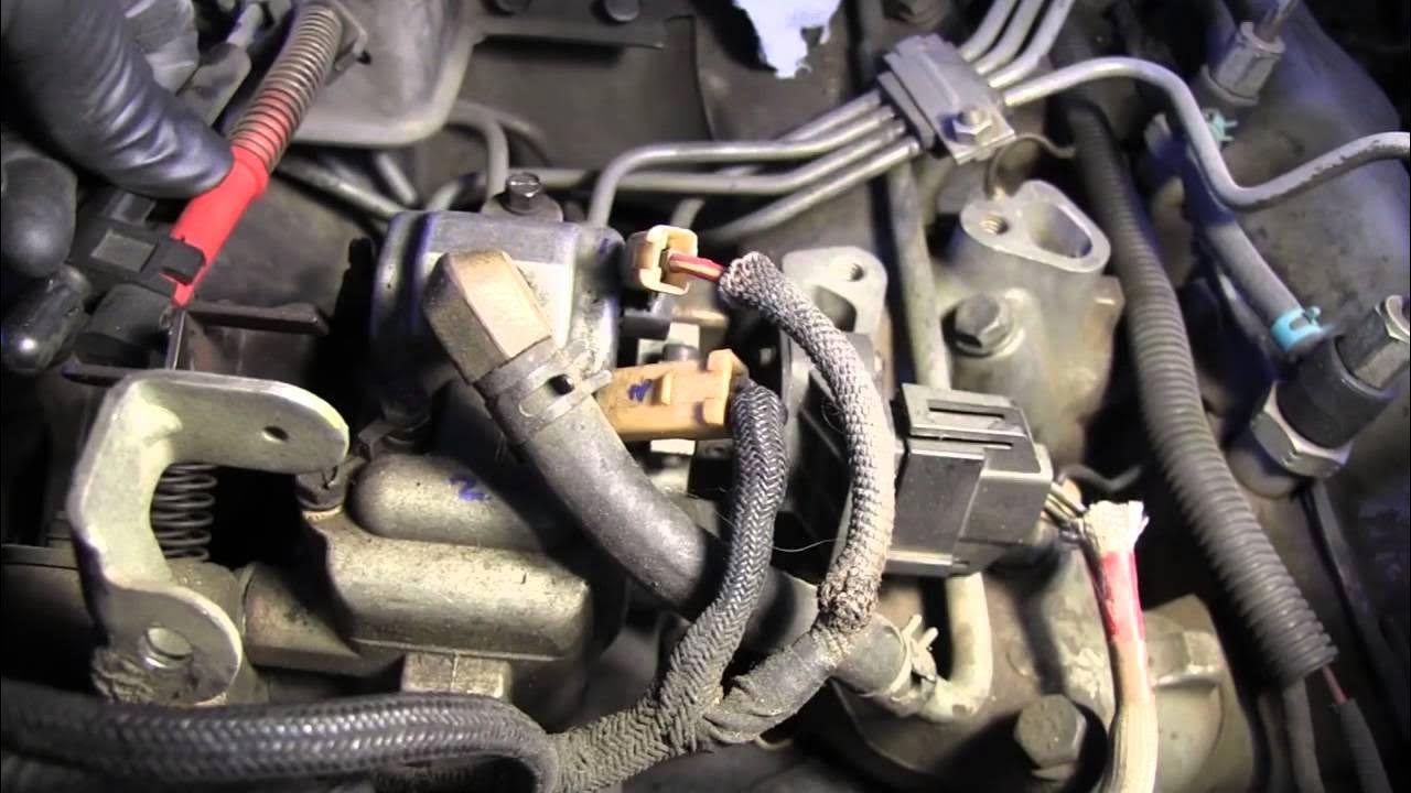 1989 ford f350 idi 7 3 liter fuel injection pump removal youtube
