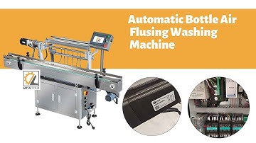 MTW   Automatic Air rinsing bottle washing machine jar cleaner cleaning
