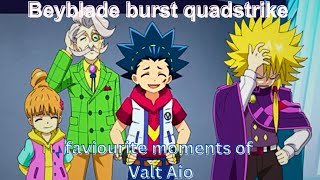 Beyblade Burst Quadstrike Episode 8, 10 & 11 Favourite Moments Of Valt Aio
