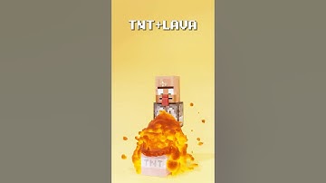 Minecraft Villager vs Dangerous Stuff ⛏️😱 Satisfying 3D Fluid and Cloth Simulation