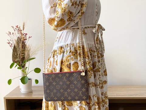 How to Convert Your Louis Vuitton Neverfull Pouch into a Crossbody Bag 