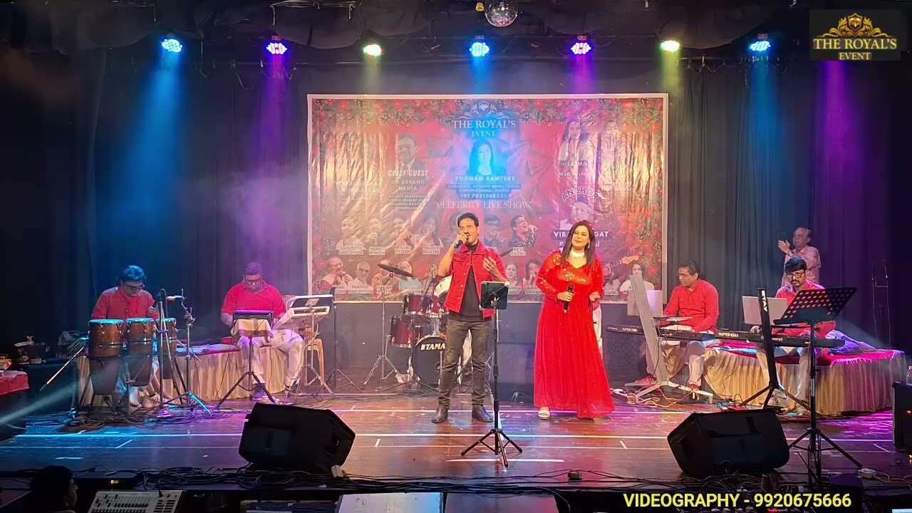 Aate Jaate Haste Gaate – Poonam & Vishal | Live at The Royal’s Event - Celebrity Live Show 2025