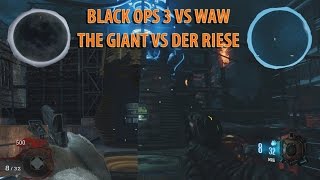 FULL COMPARISON THE GIANT VS DER RIESE BLACK OPS 3 ZOMBIES