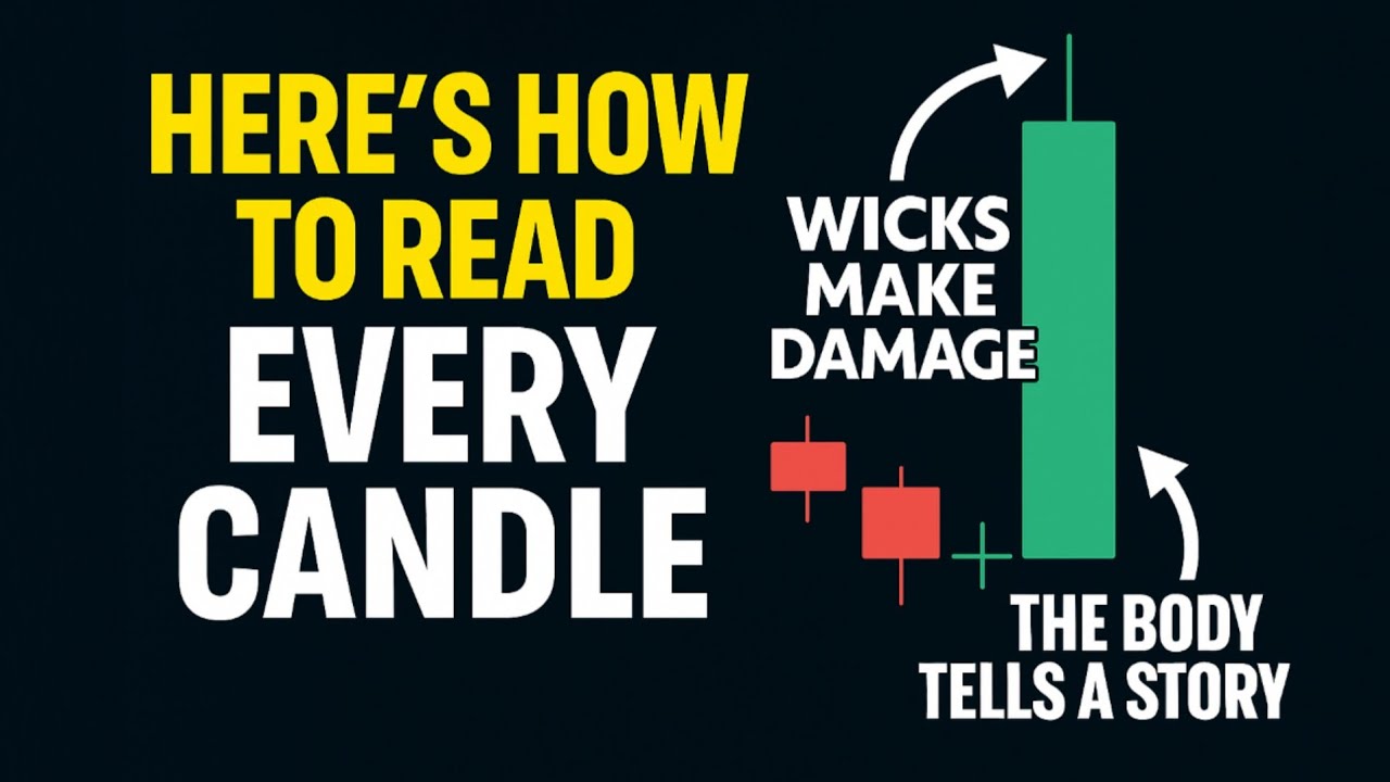 Every Candle Body Tells a Story… the Wick Makes the Damage Here’s How to Read Like a Market Maker