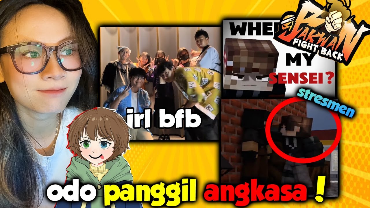 Ending BFB, ODO panggil @Stresmen beneran ! IRL Bakwan Fight Back jadi DEMON SLAYER