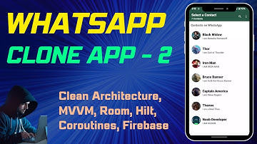 WhatsApp Clone App Clean Architecture Kotlin Android Studio Part 2