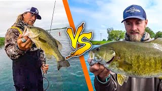 Georgia Bassmaster VS. Extreme Outdoorsmen 1v1 Bass Fishing! | (BIG Smallmouth)