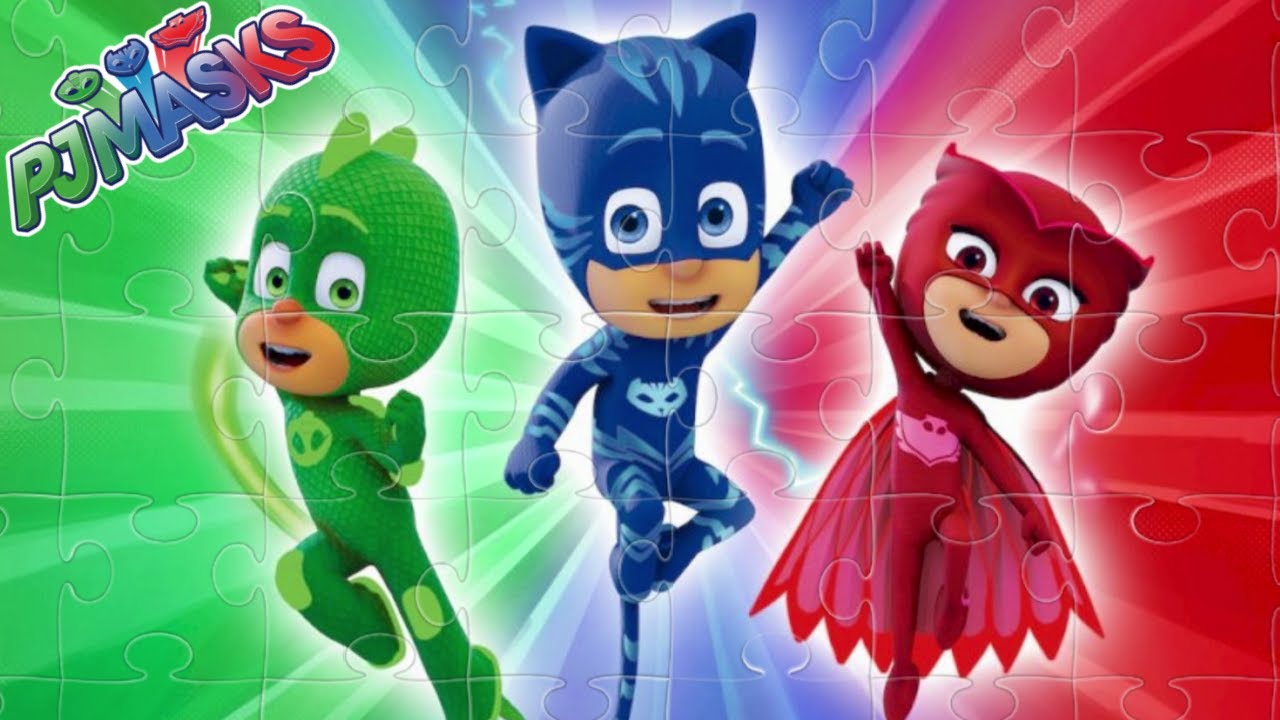 🧩 PUZZLE PJ MASK Héroes en Pijama🧩 para niños - YouTube