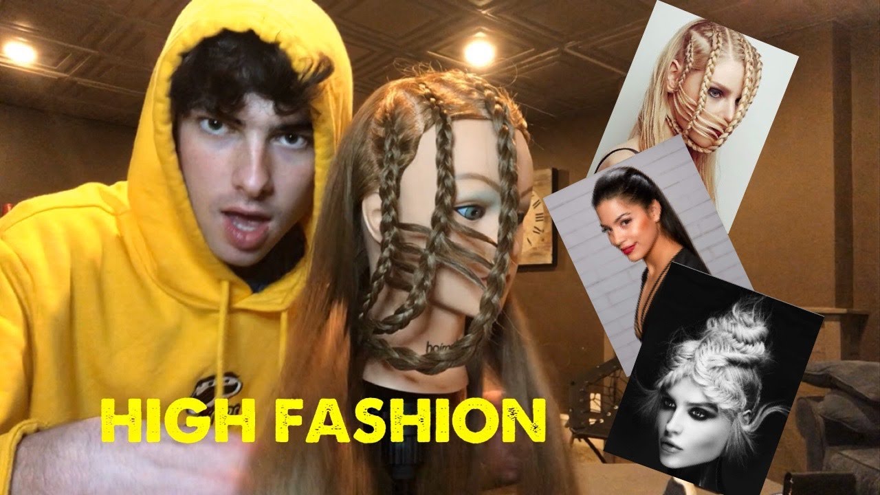 TRYING OUT HIGH FASHION HAIRSTYLES
