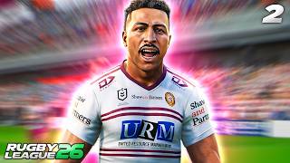 Can I get Manly's FIRST win in 2026 | Manly Sea Eagles Career Mode #2