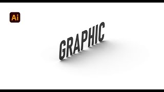 Create a 3D Text Effect Design with Adobe Illustrator | Tips & Experience Share #graphics #text