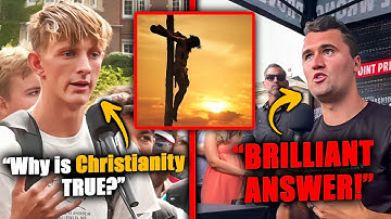 Charlie Kirk ANSWERS College Student ON WHY Christianity is TRUE