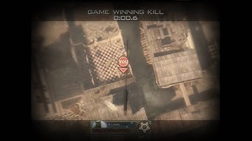 KILLCAM |The Most EPIC Throwing Knife | MW2 Private Match| Xbox 360