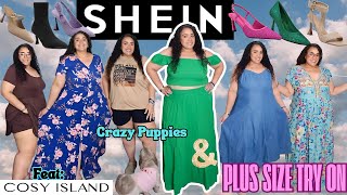 SHEIN Plus Size Haul 2025|SHEIN Summer Haul 2025|Affordable Plus Size Fashion|FT Cosy Island Shoes screenshot 5