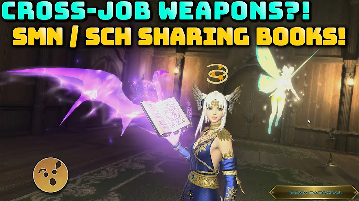 FFXIV: Scholars With Summoner Weapons?! - Cross Job Weapon Glamour!