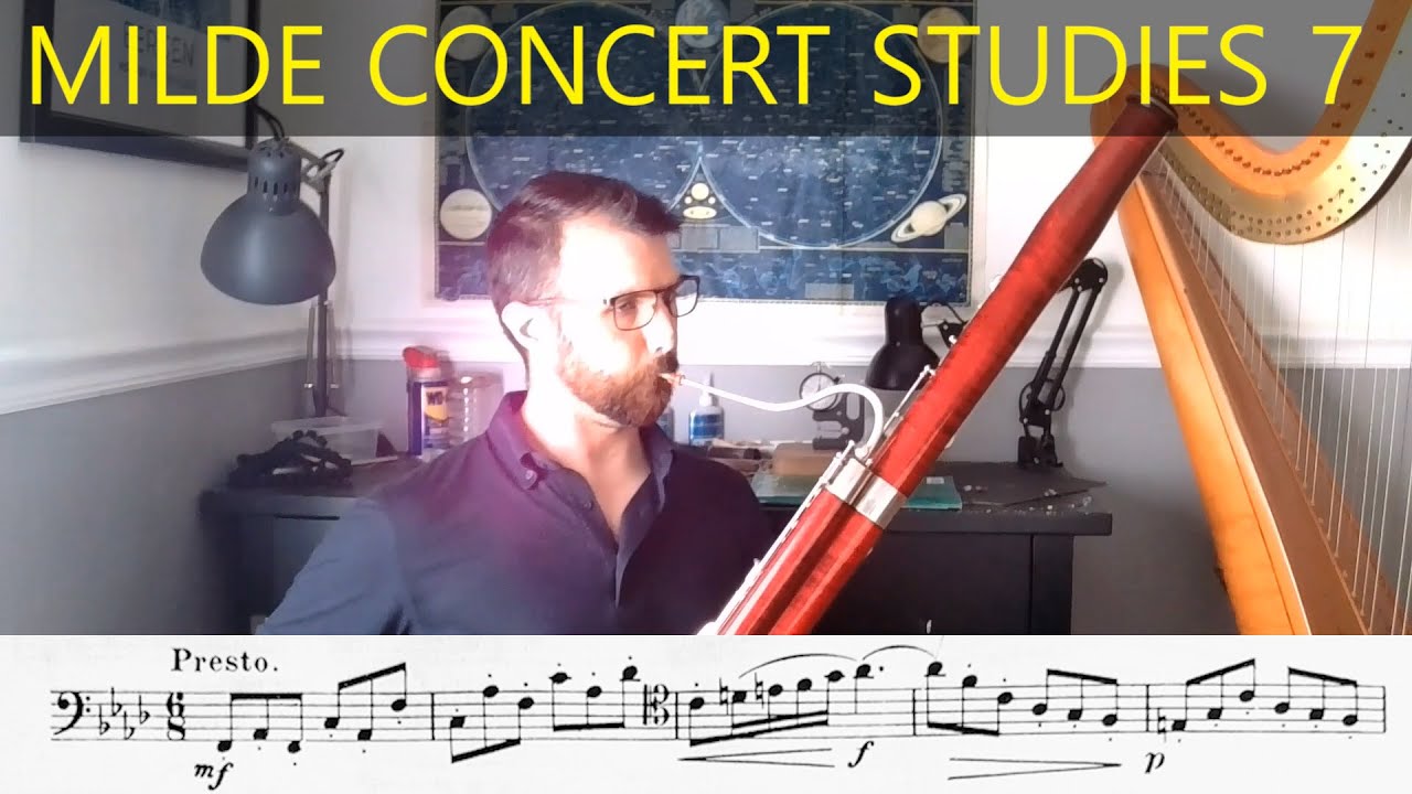 Milde Concert Studies for Bassoon no 7 YouTube