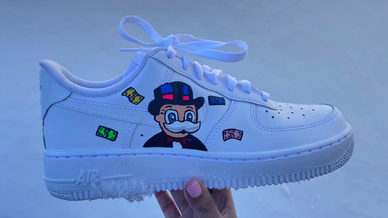 Custom Air Force 1 Alec Monopoly Style