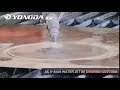 YONGDA AC 5-AXIS WATER JET 65 degree cutting