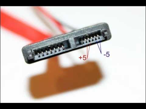 Распиновка ноутбука Mini SATA разъем, ноги питания, для приводов ноутбука - YouTube