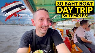 RIVER BOAT 3 Temple Tour for only 30 BAHT in BANGKOK