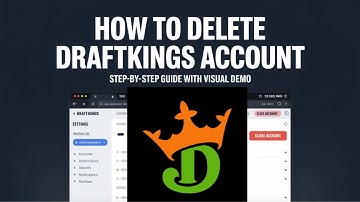 how to delete your draftkings account | full step-by-step tutorial