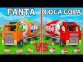Jjs coca cola truck vs mikeys fanta truck build battle in minecraft  maizen