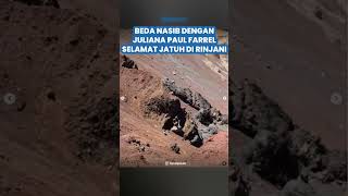 BEDA NASIB DENGAN JULIANA! Ini yang Selamatkan Paul Farrel saat Jatuh di Tebing Gunung Rinjani