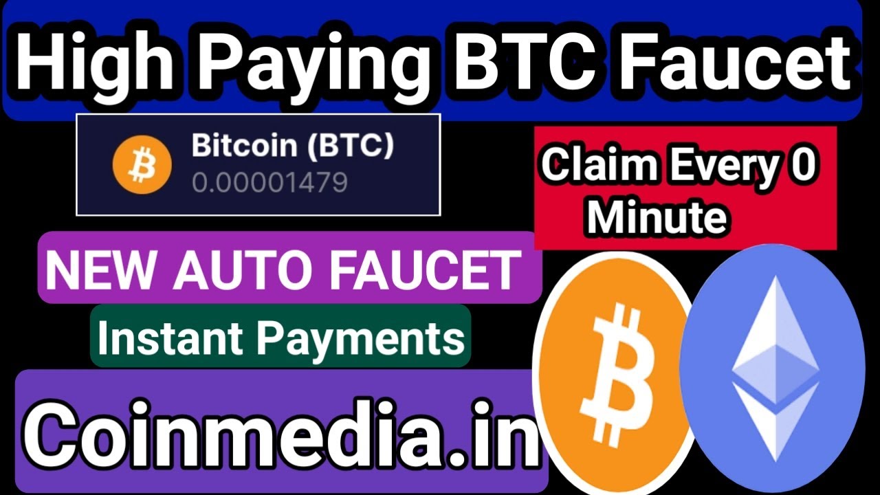 New Bitcoin Ethereum Faucet Site | Claim Every 0 Minute|FREE Bitcoin Faucet  New AUTO FAUCET🤑