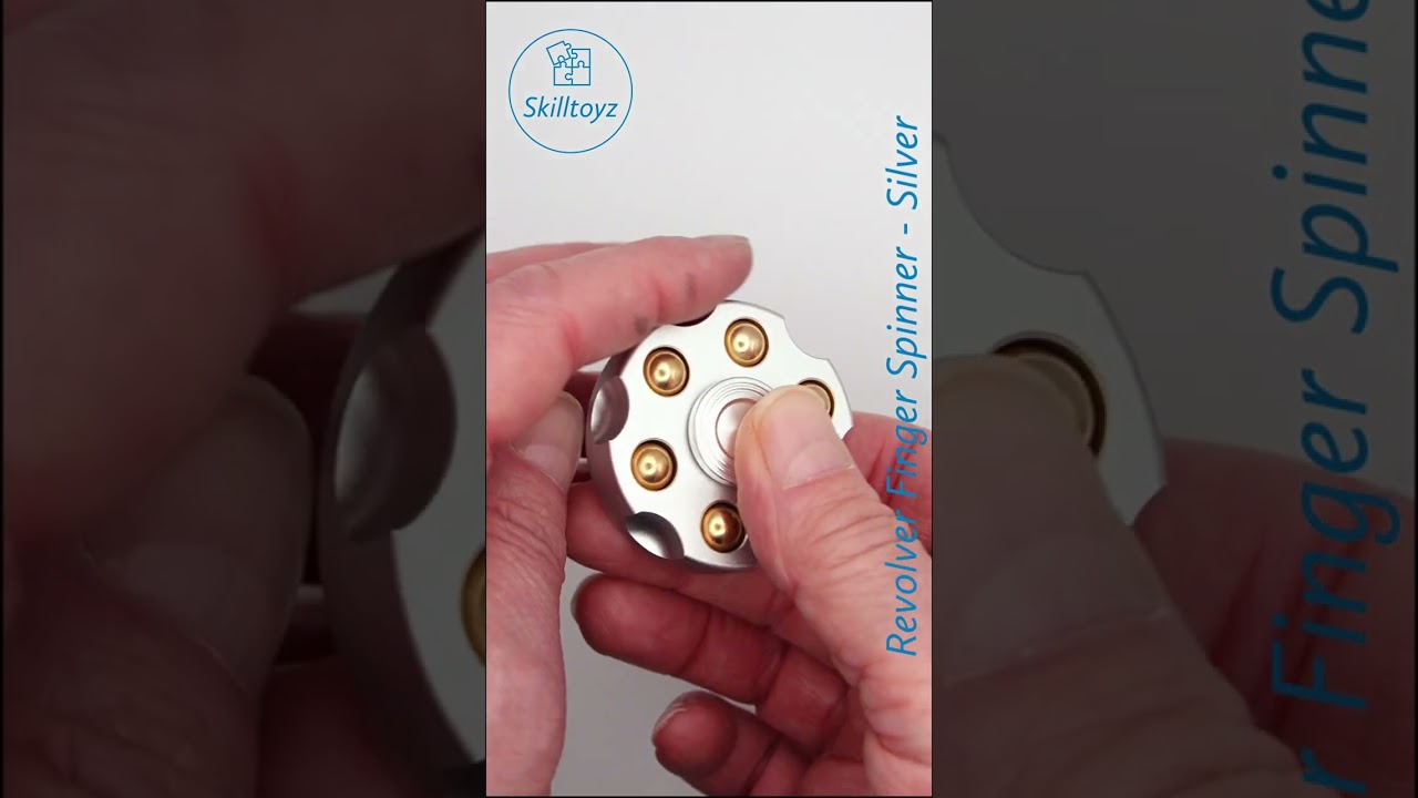 Skilltoyz Revolve Finger Spinner Silver
