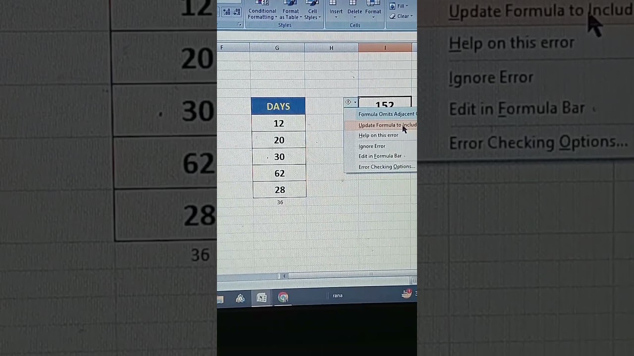 Excel tricks 