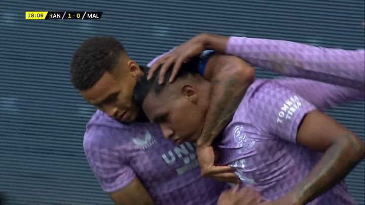 Rangers' Alfredo Morelos scores against Malmo in Champions League Qualifier, Ibrox ERUPTS with noise