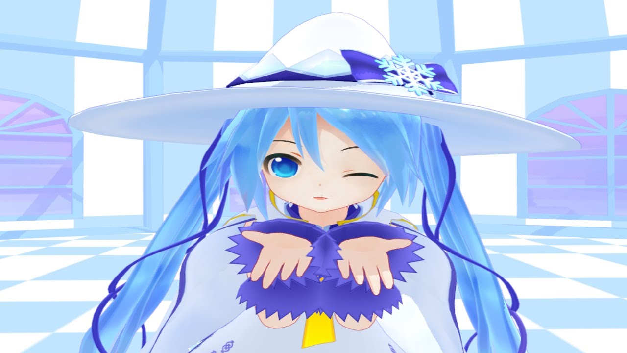 可愛くてごめん / Snow Miku / 雪ミク/ [VOCALOID MMD] #可愛くてごめん #유키미쿠 #SnowMiku #雪ミク2014 #mmd #귀여워서미안해
