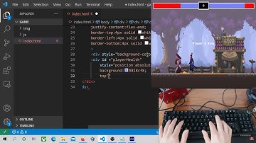 ASMR Programming-Fighting Game in One Hour-No Talking(JS)
