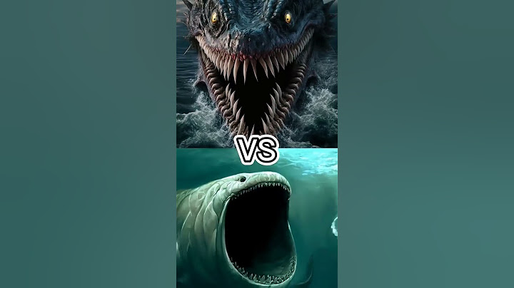 مقارنة بين وحوش البحر VS 🦈🐳