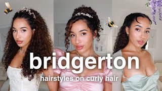 Bridgerton Inspired Curly Hairstyles 🌸🐝