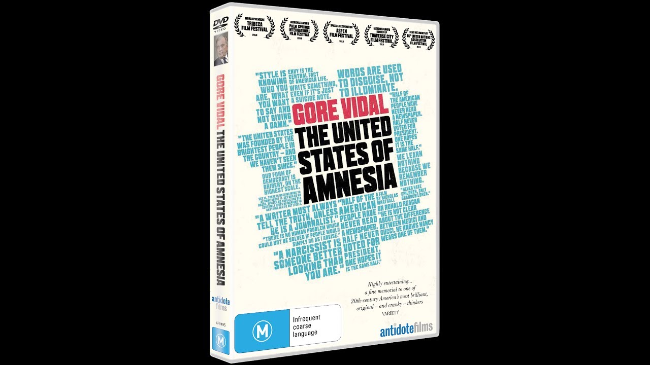 Gore Vidal - The United States of Amnesia - YouTube