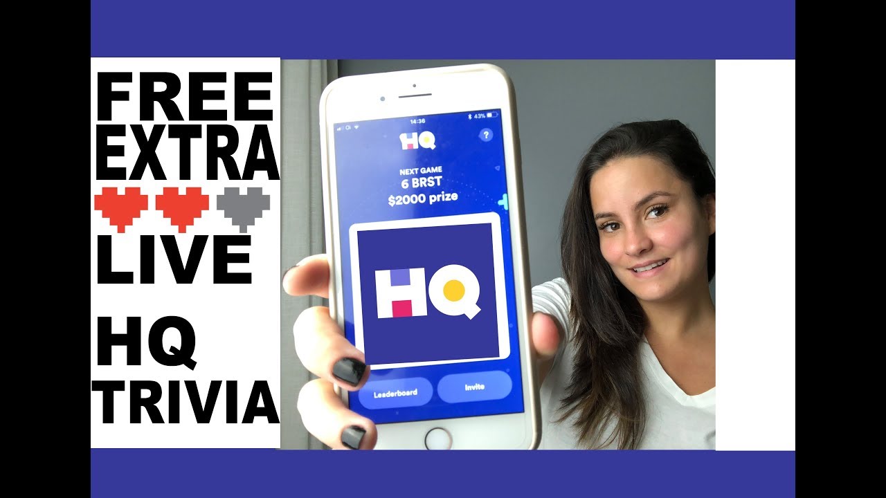 MACETE PARA GANHAR VIDA EXTRA NO APP HQ TRIVIA - YouTube