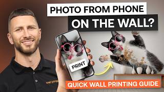 Photo from phone to wall? See how to do it! | wall printers⁺
