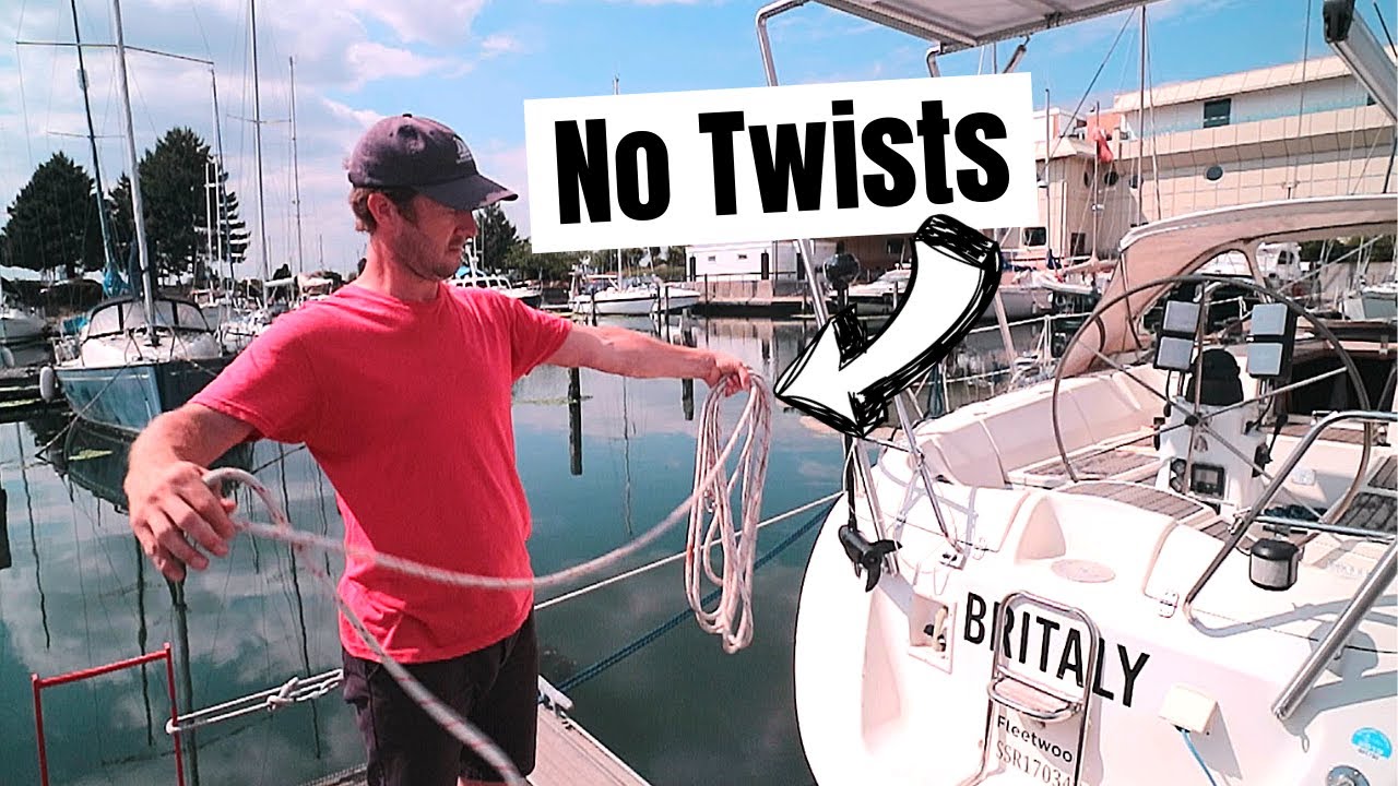 Coiling Lines – Is This Alternative Method Better? | ⛵ Sailing Britaly ⛵