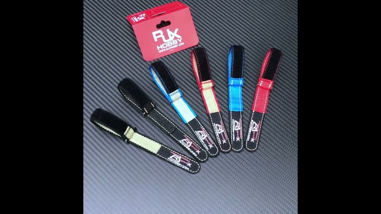 RJXHOBBY  Zinc Alloy Seamless Buckle Kevlar Battery Strap